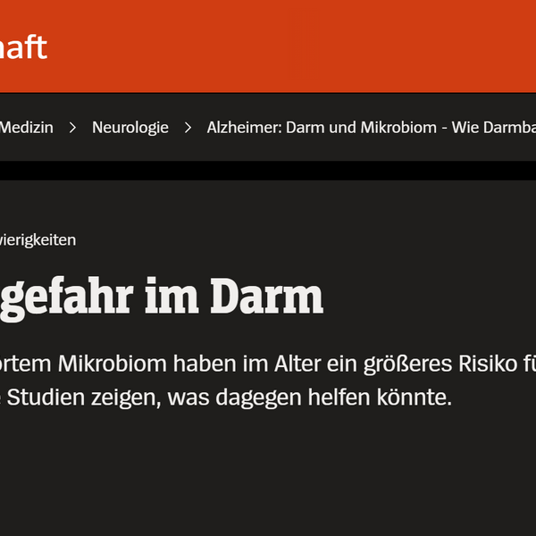 Gut and Brain: New Research on the Gut-Brain Axis – and Why SPIEGEL Is Covering It